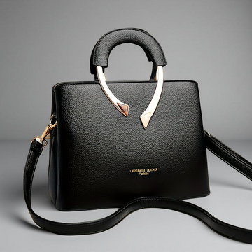 Vintage-Inspired Large Tote Bag with Detachable Shoulder Strap