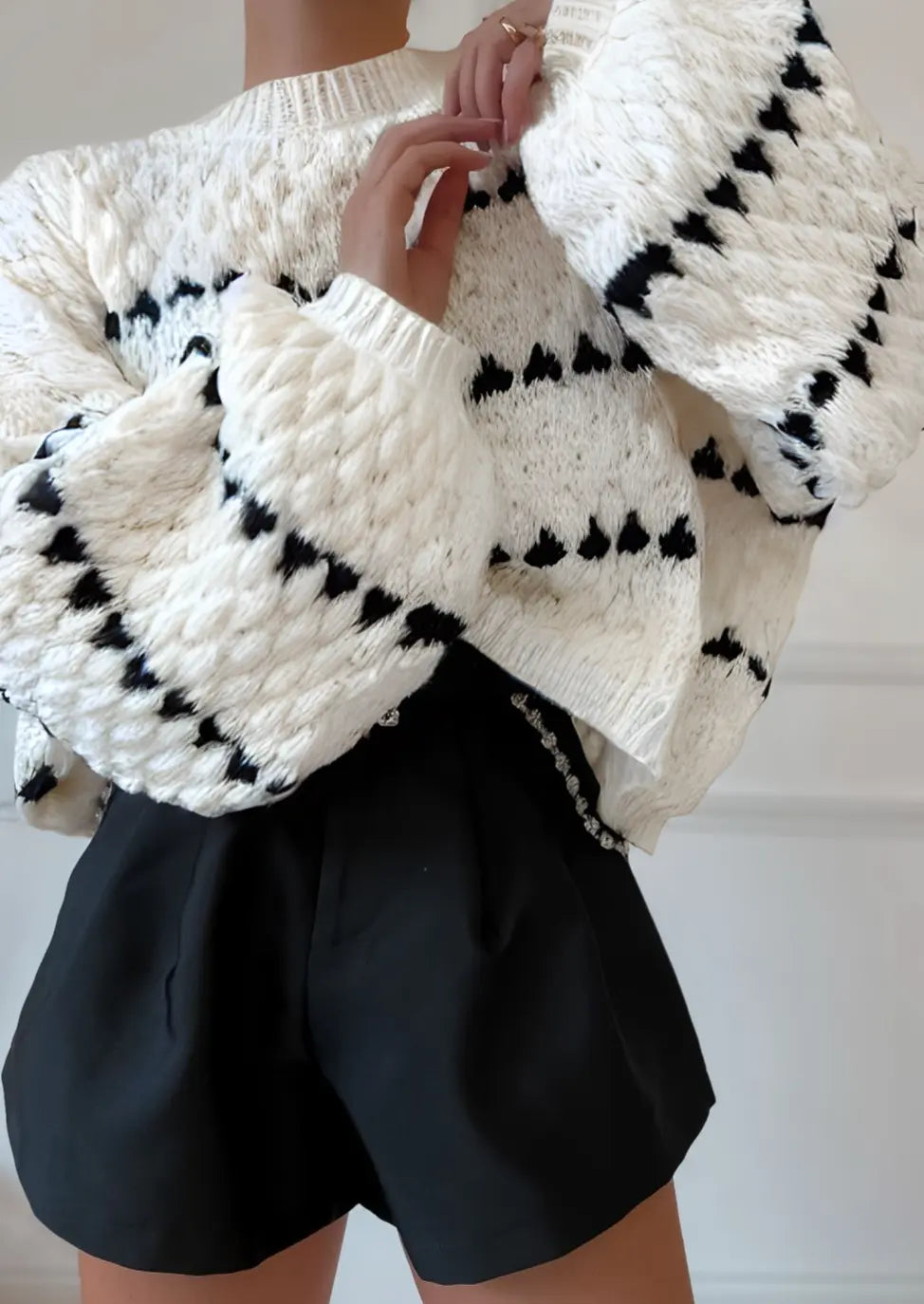 Elegant Vanilla Sweater