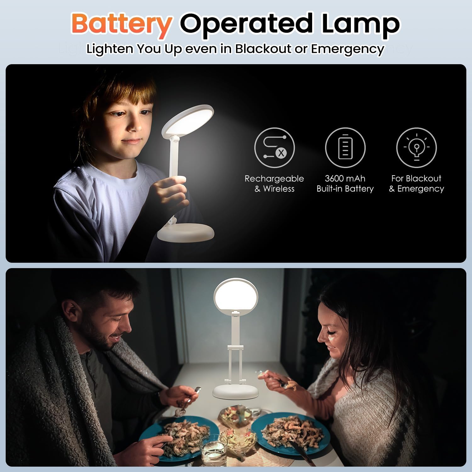 Rechargeable LED Desk Lamp