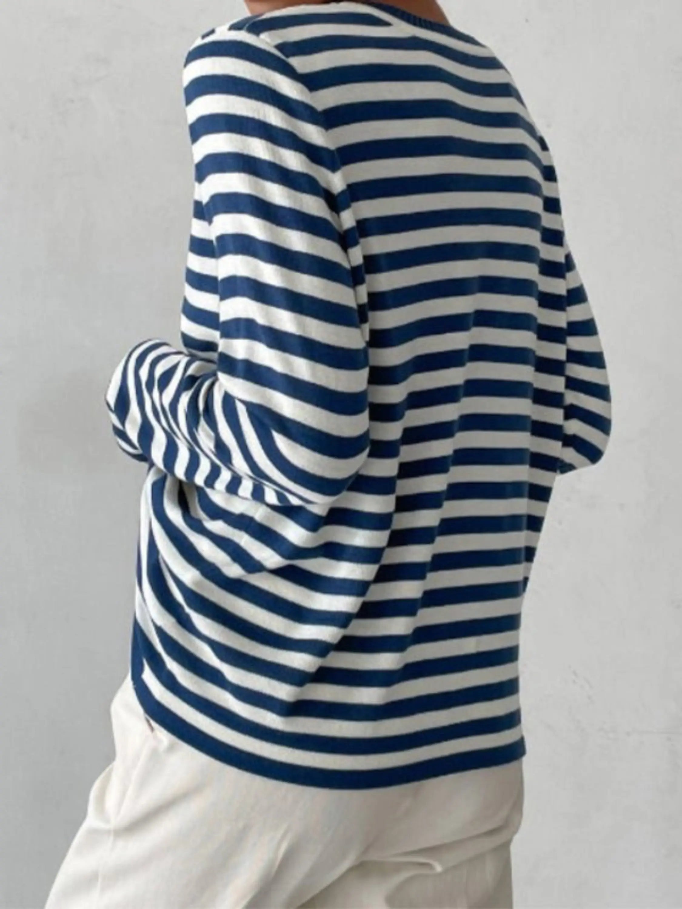 Striped Knit Sweater