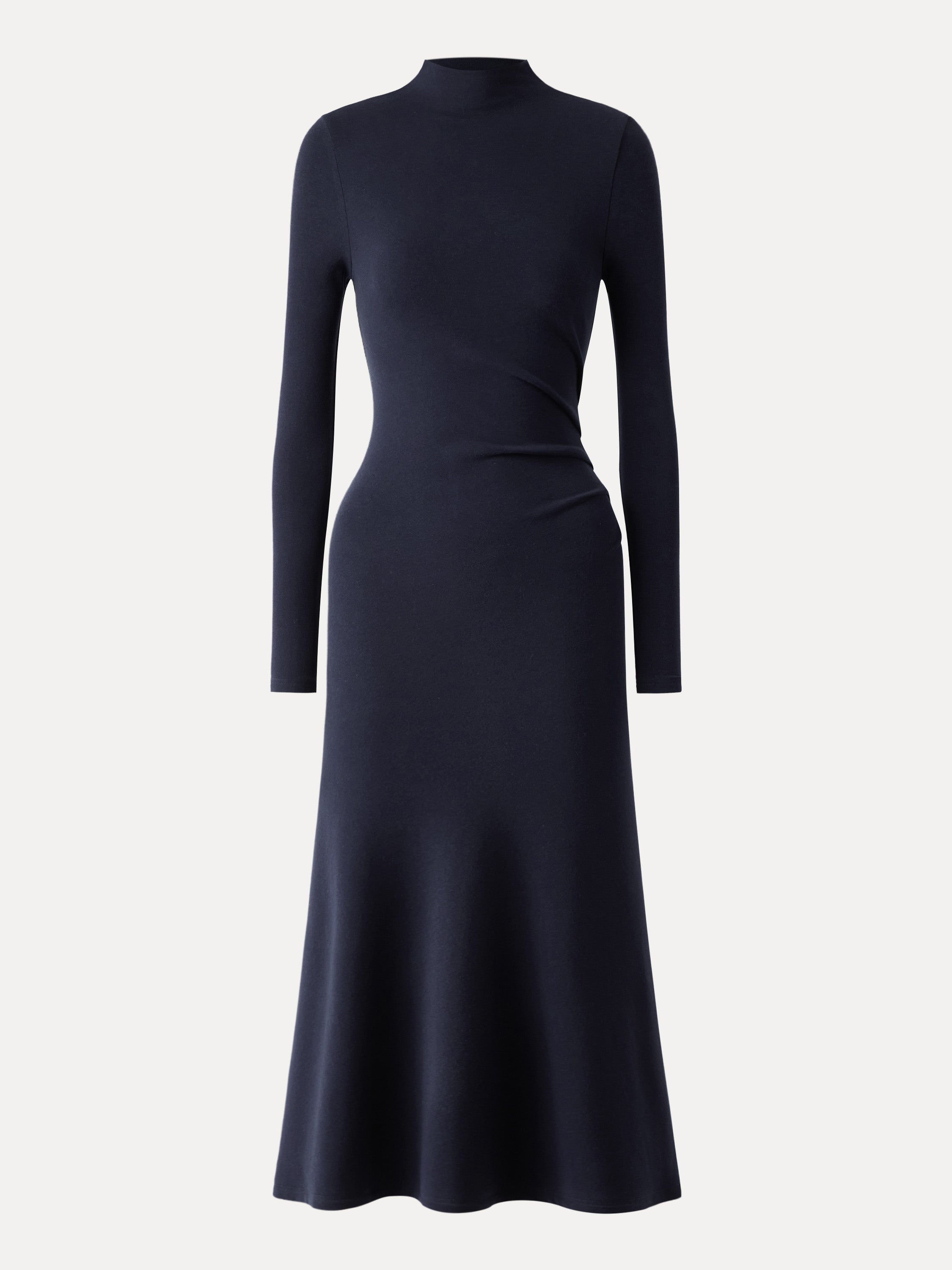 ProWarm Navy Long Sleeve Midi Dress