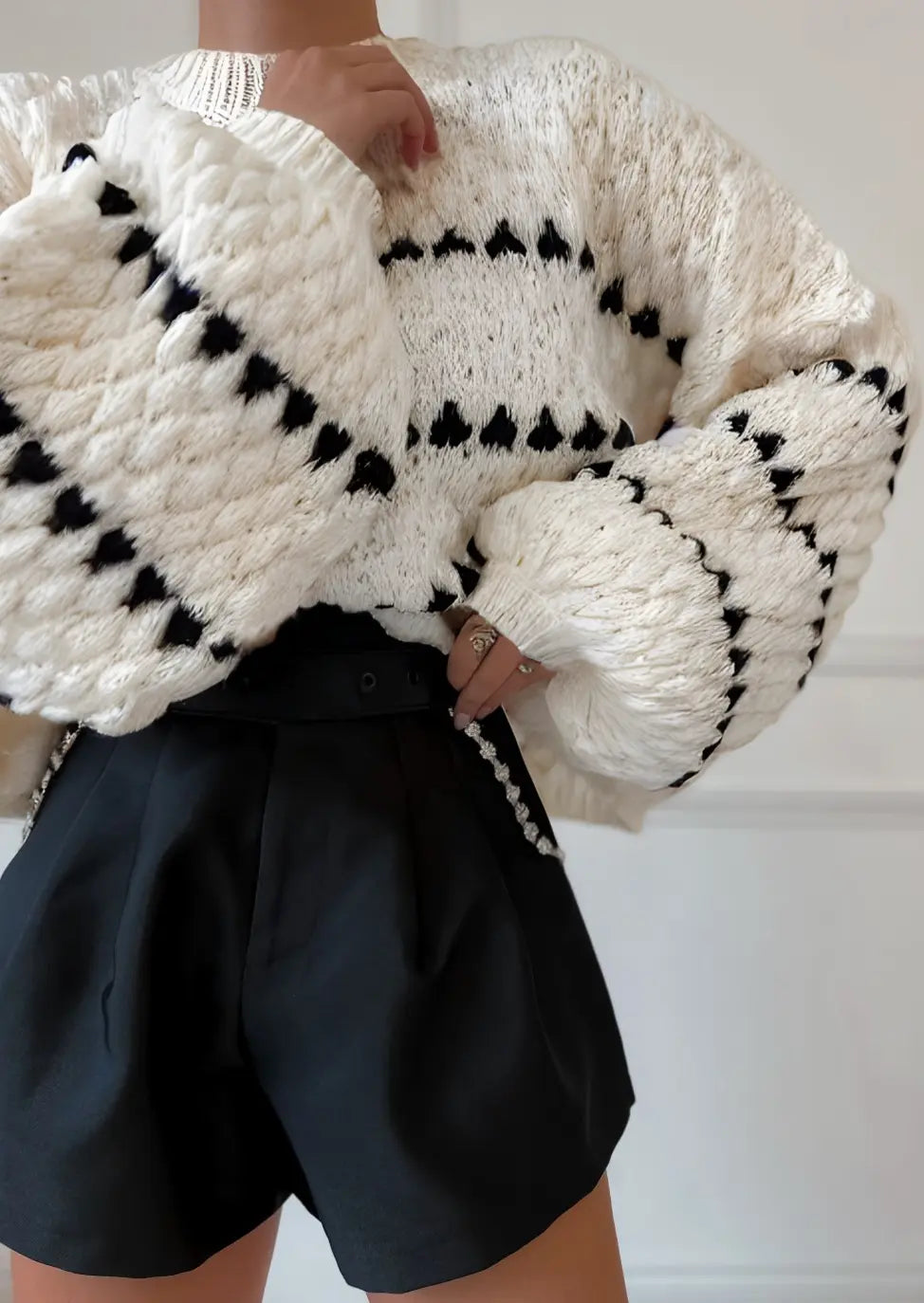 Elegant Vanilla Sweater