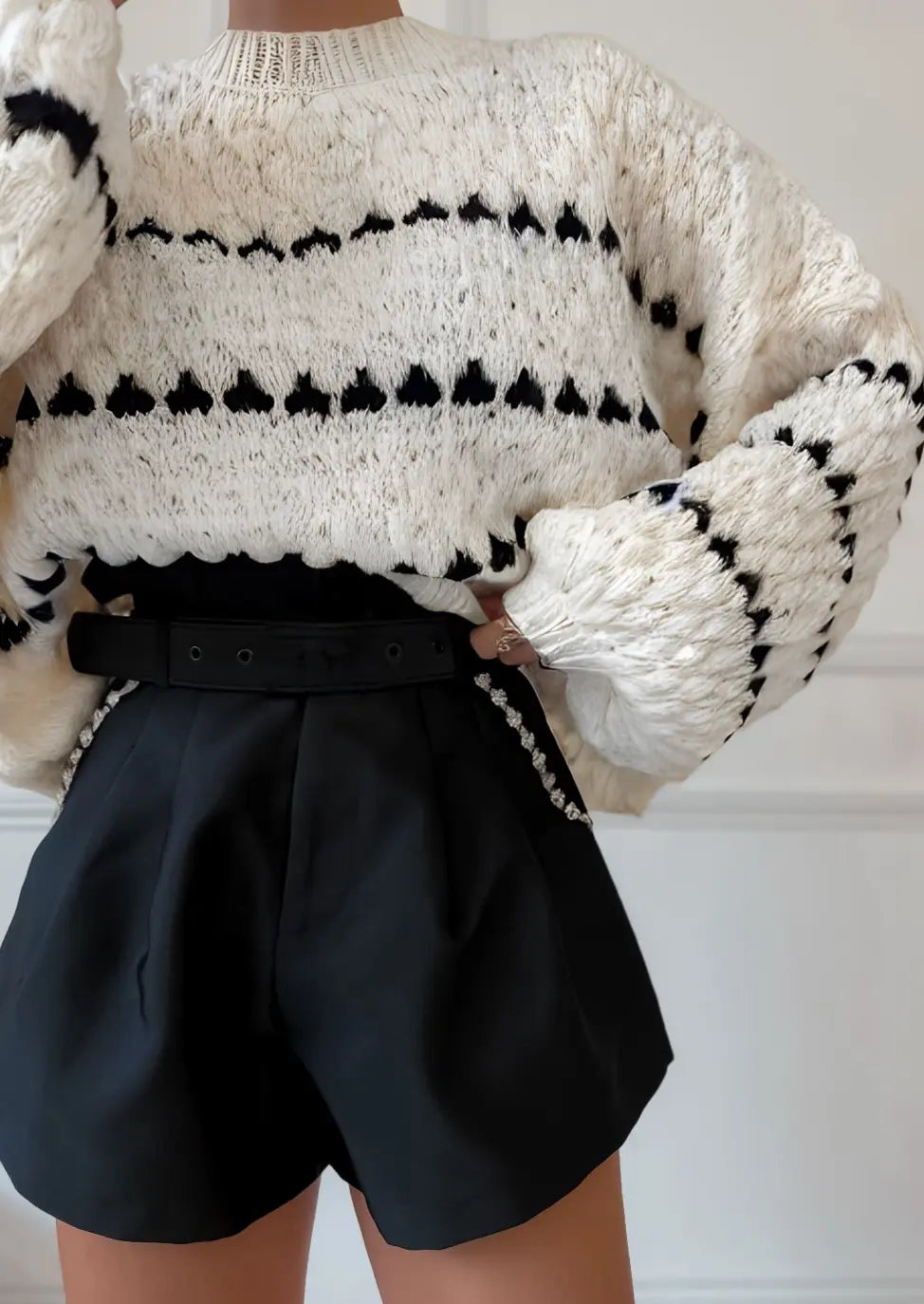 Elegant Vanilla Sweater