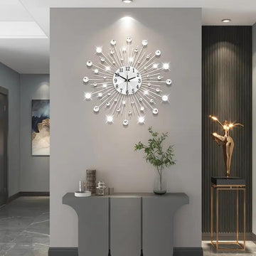 Large Pendulum Wall Clock - Modern Giant Battery Operated Clock