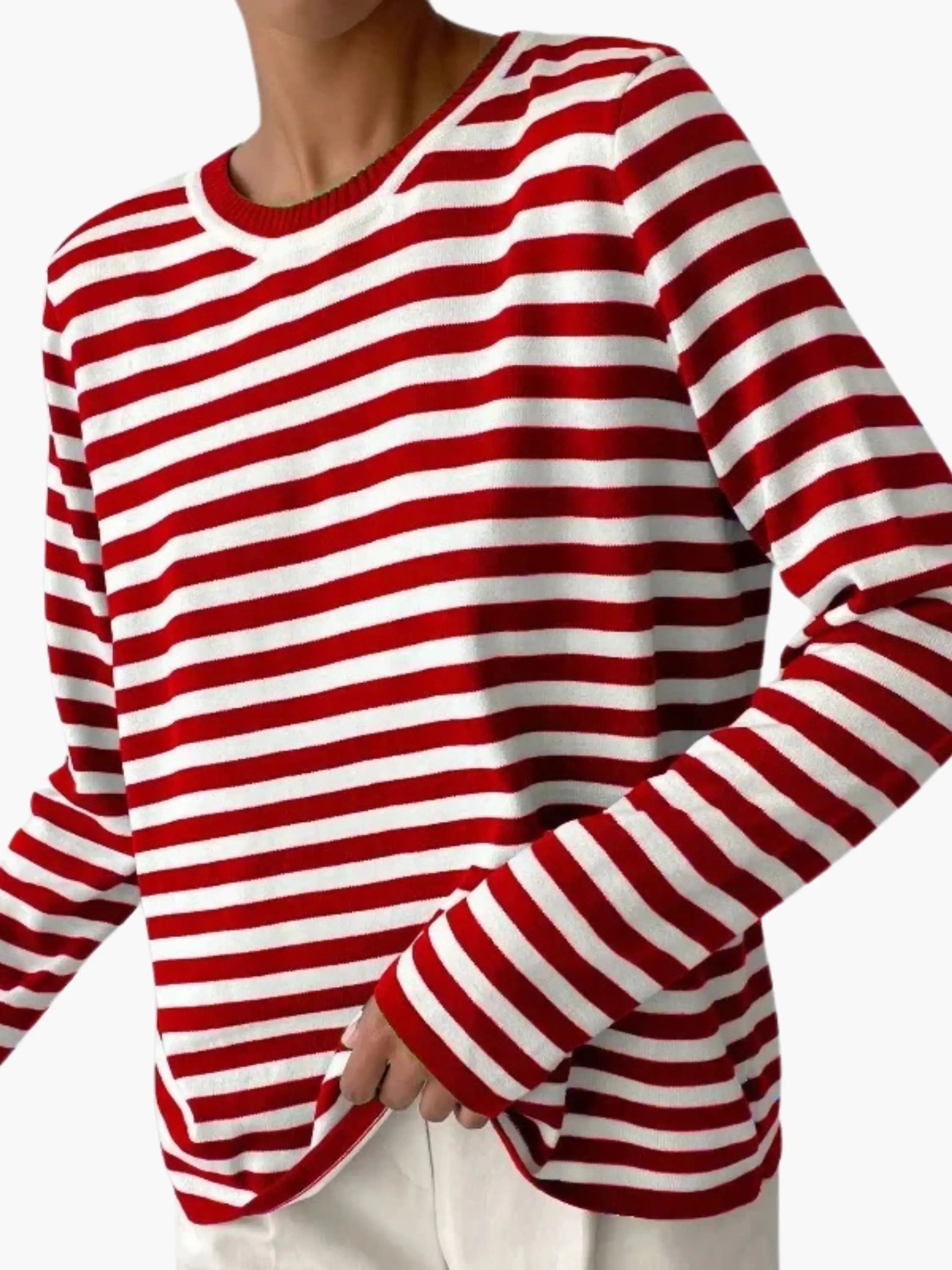 Striped Knit Sweater