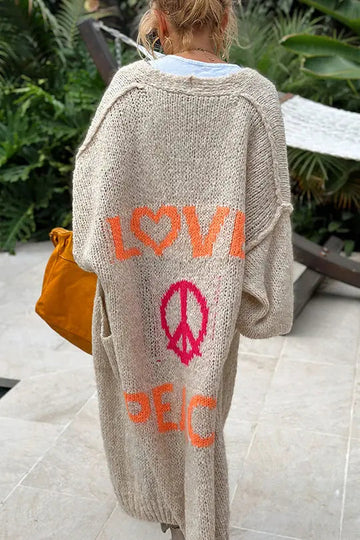 LOVE & PEACE Cardigan
