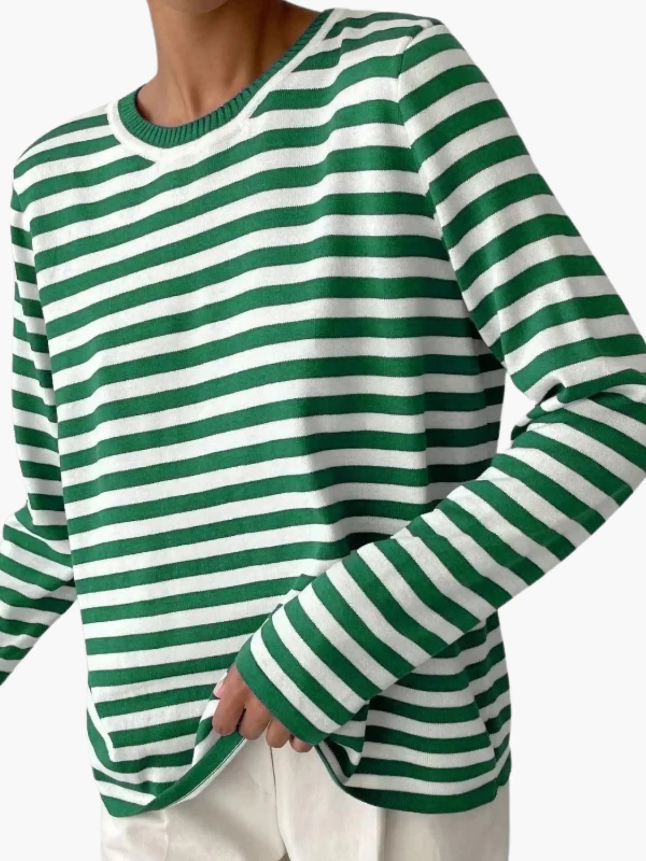 Striped Knit Sweater