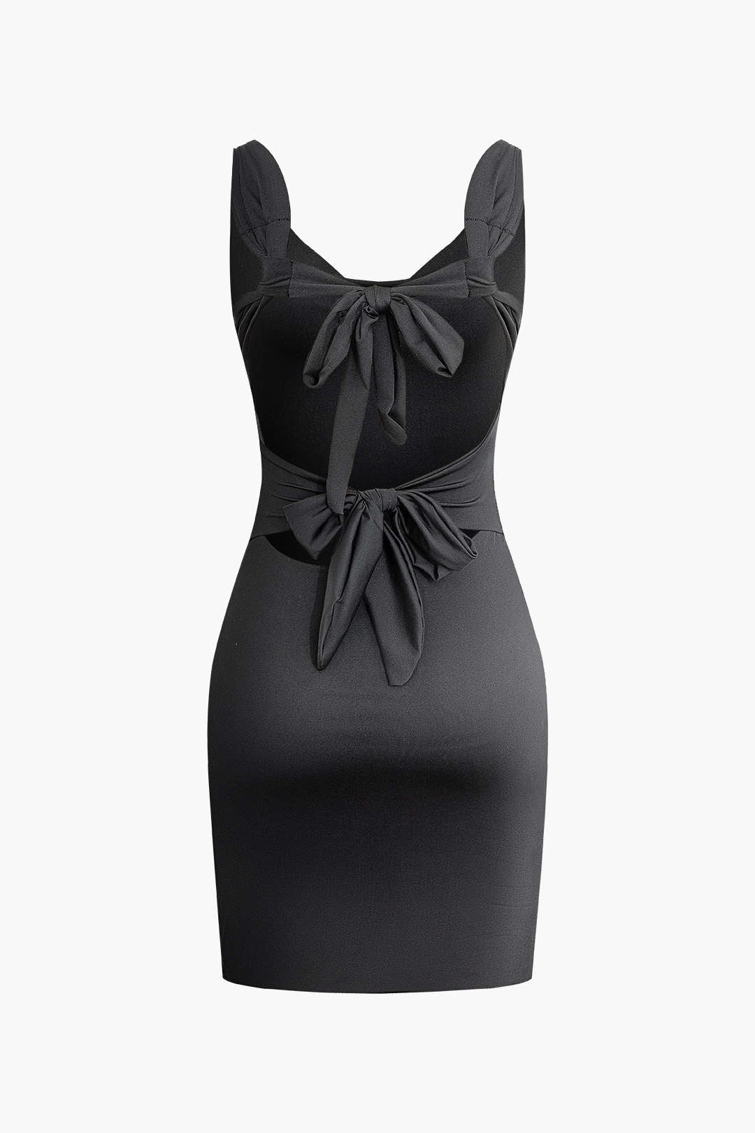 Tie-Back Bodycon Mini Dress – Sensual Silhouette for Special Occasions