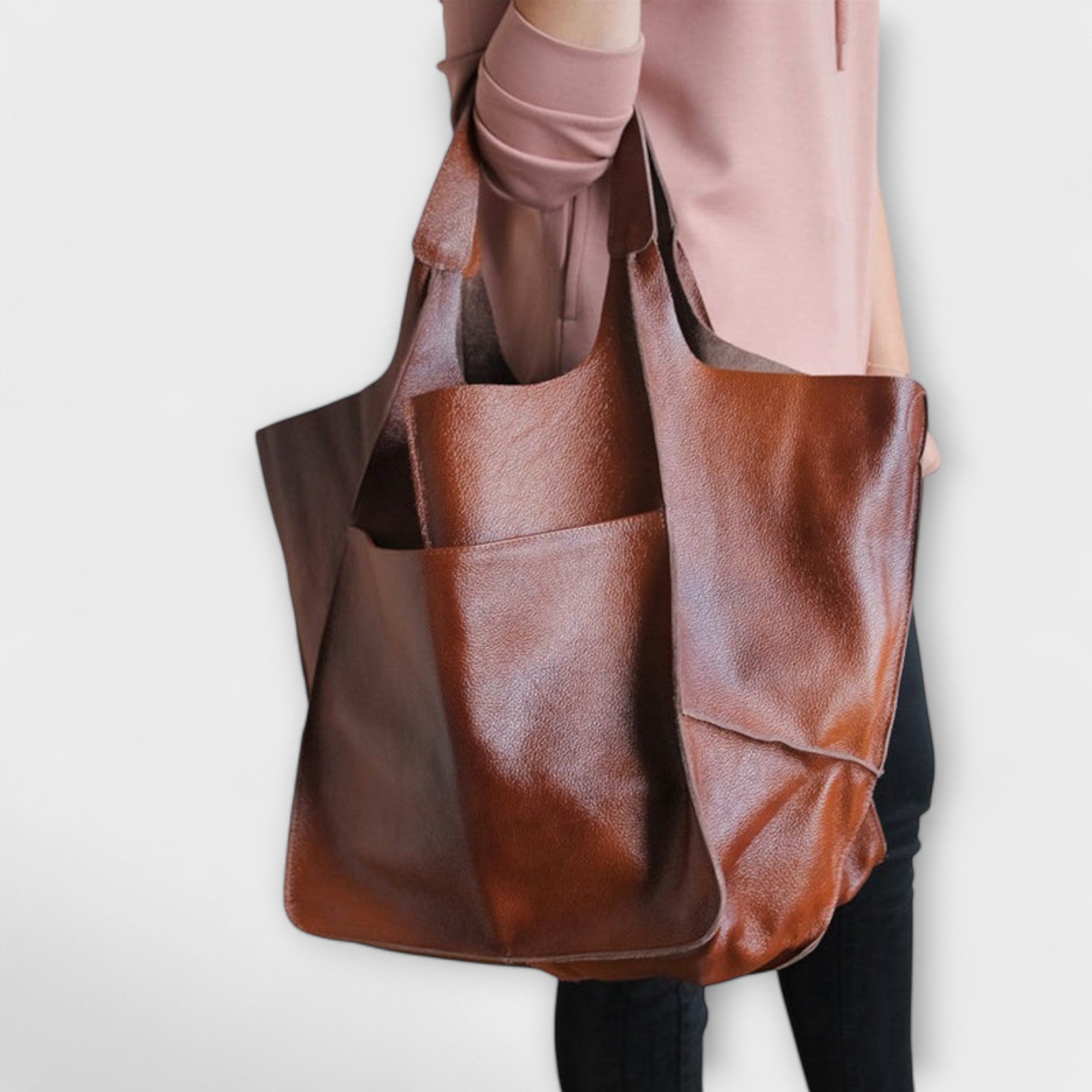Aurora - Vegan Leather Tote Bag - Sustainable Handbag for Work & Travel