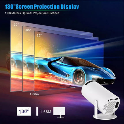 5G 4K Projector Smart HD LED WiFi Bluetooth HDMI USB Android Office Home Theater - SwiftCart