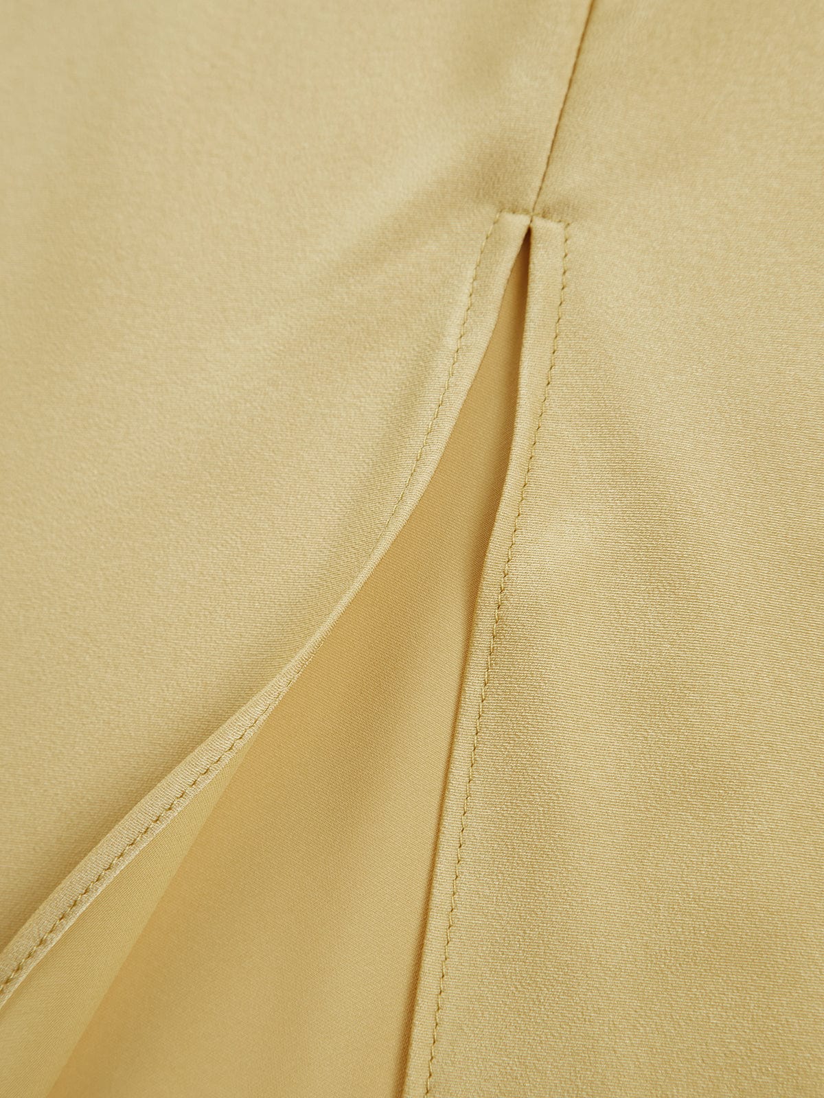 Elegant Backless Satin Dress for Weddings and Parties