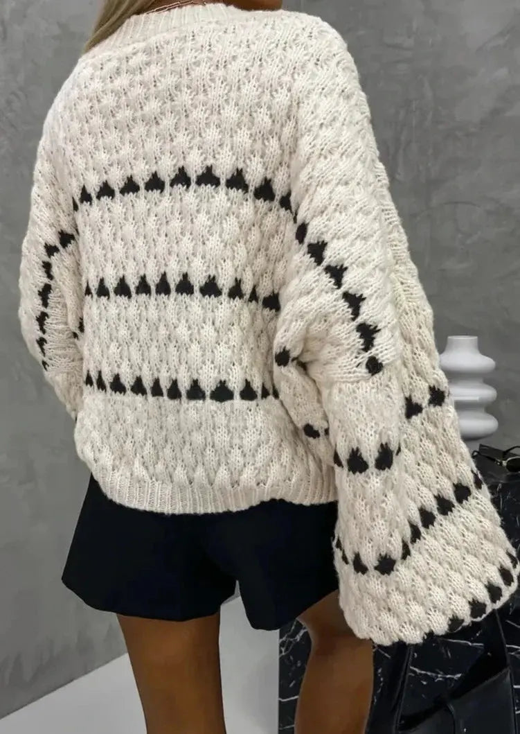Elegant Vanilla Sweater