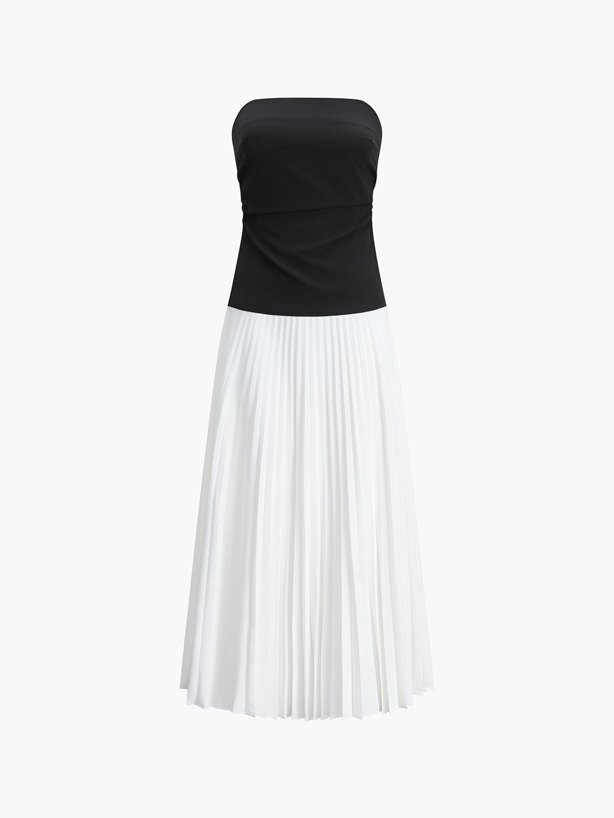 Stylish Bustier Top & Flowing Maxi Skirt for Elegance