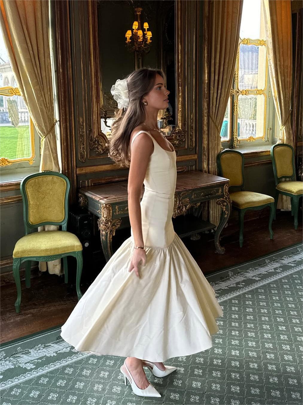 Elegant Ruffle Maxi Dress for Special Occasions