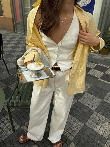 Classic Striped Women's Blouse