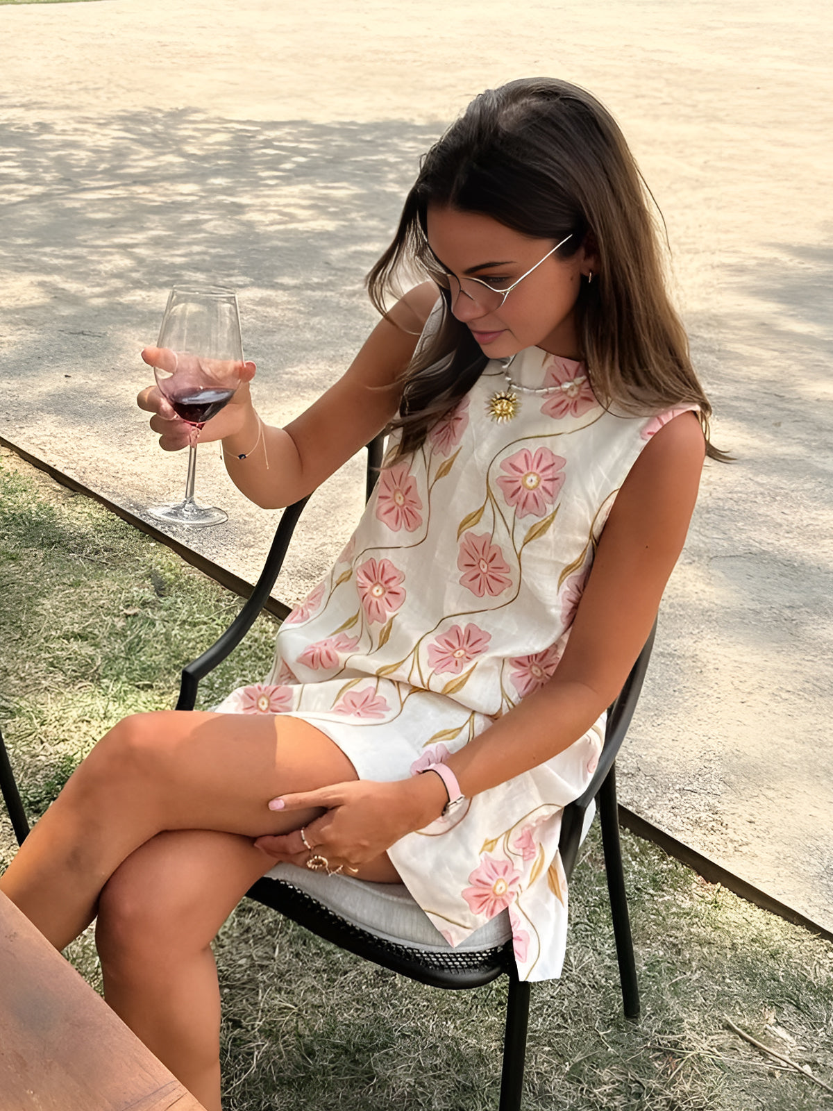 Floral Embroidered Boho Summer Dress