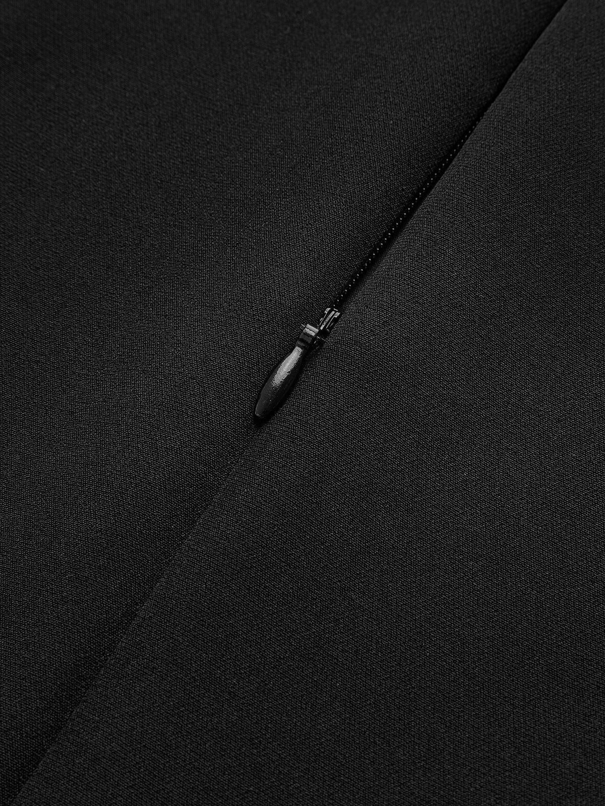 Elegant Sleeveless Midi Dress with Pleats