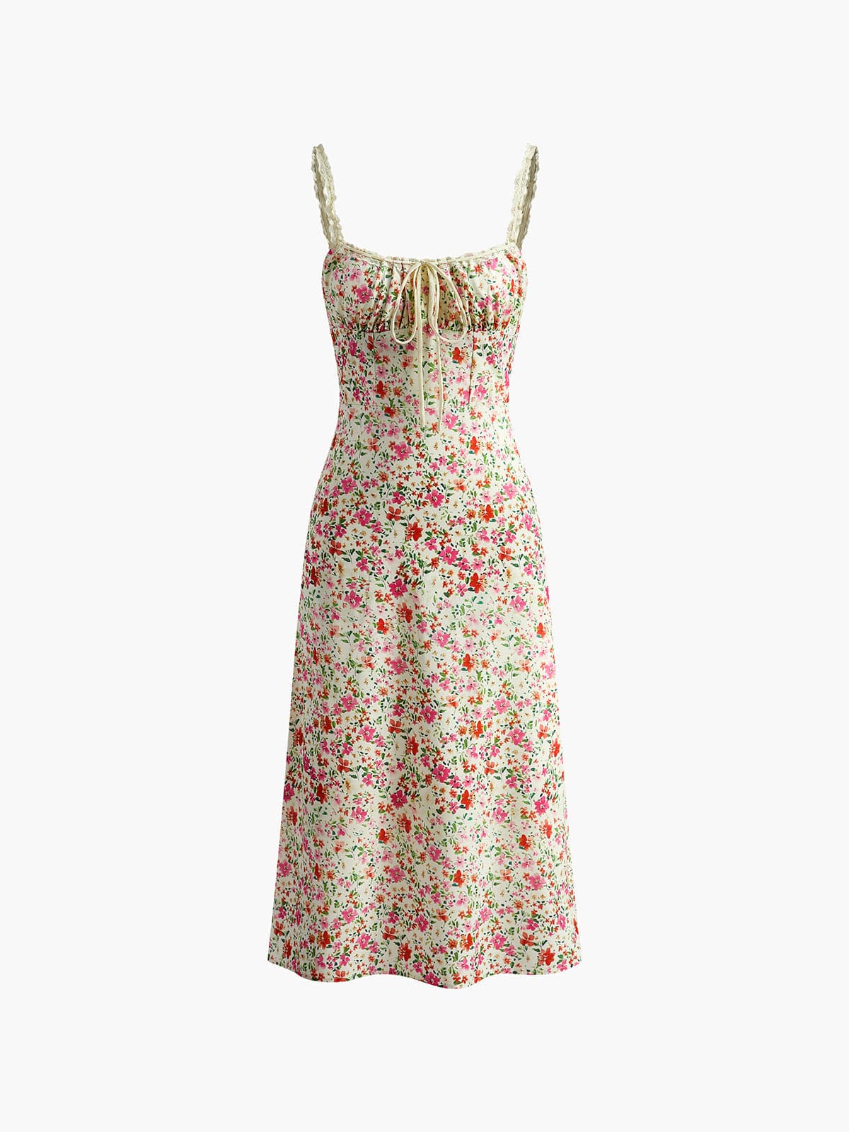 Romantic Floral Vintage Dress