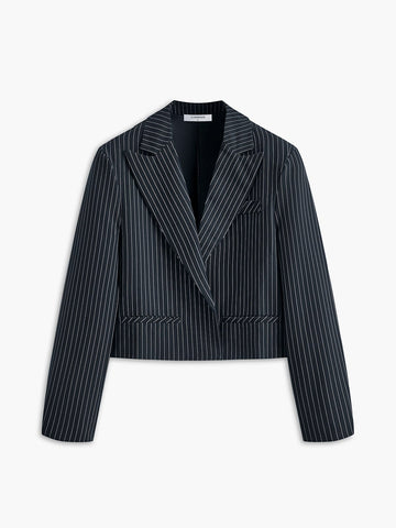 Short Striped Blazer for Women