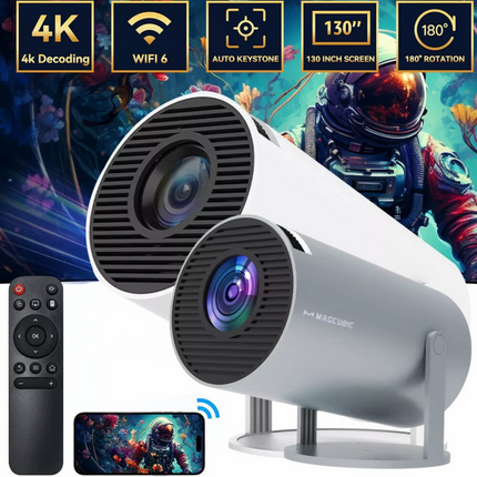 Bluetooth 5.0 projector for movies and gaming