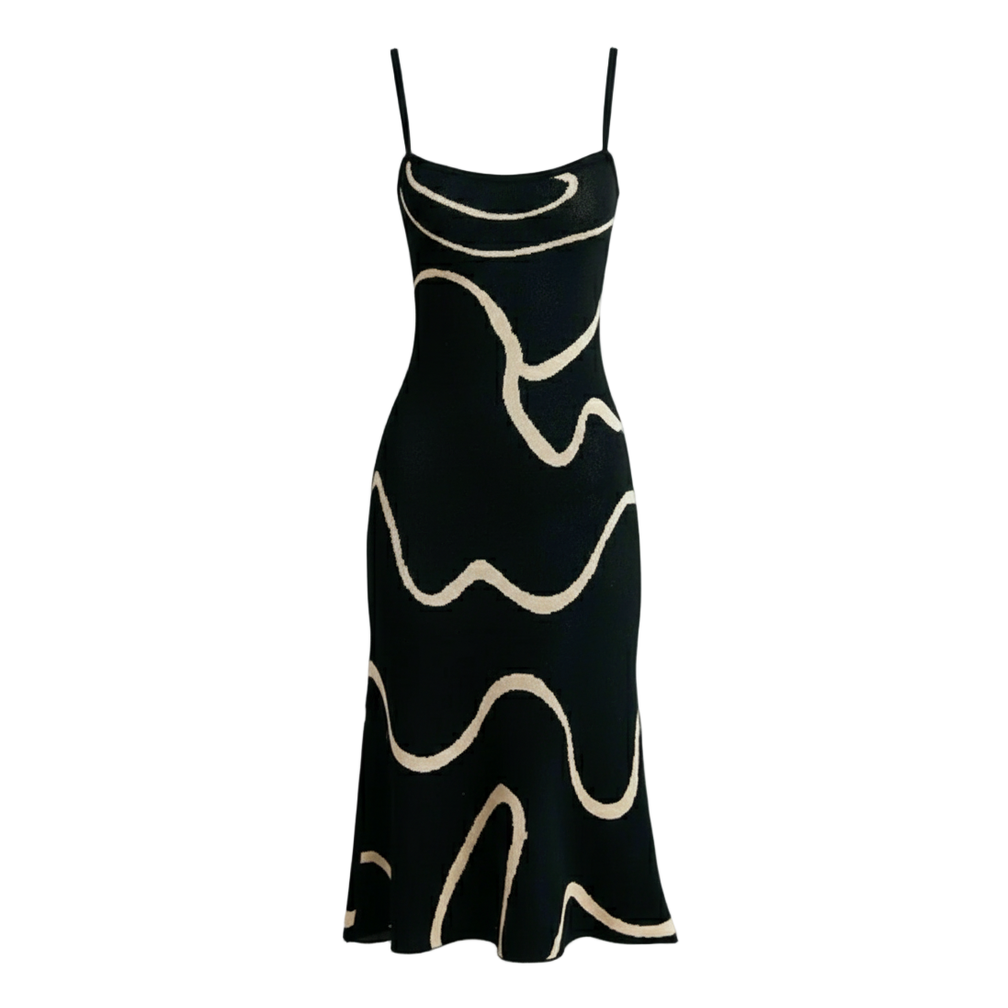 Women’s Sleeveless Bodycon Midi Dress – Mermaid Hem