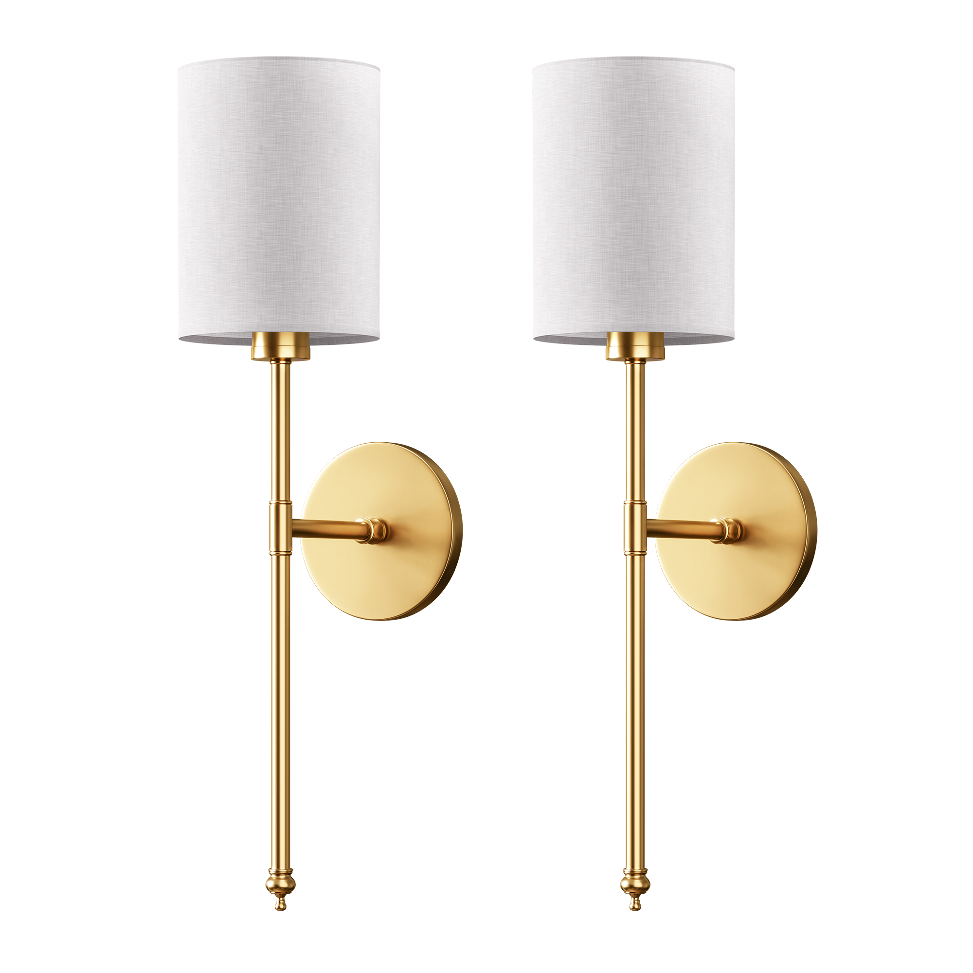 Rechargeable Cylindrical Wall Sconces | Set of 2 Wireless Wall Lights