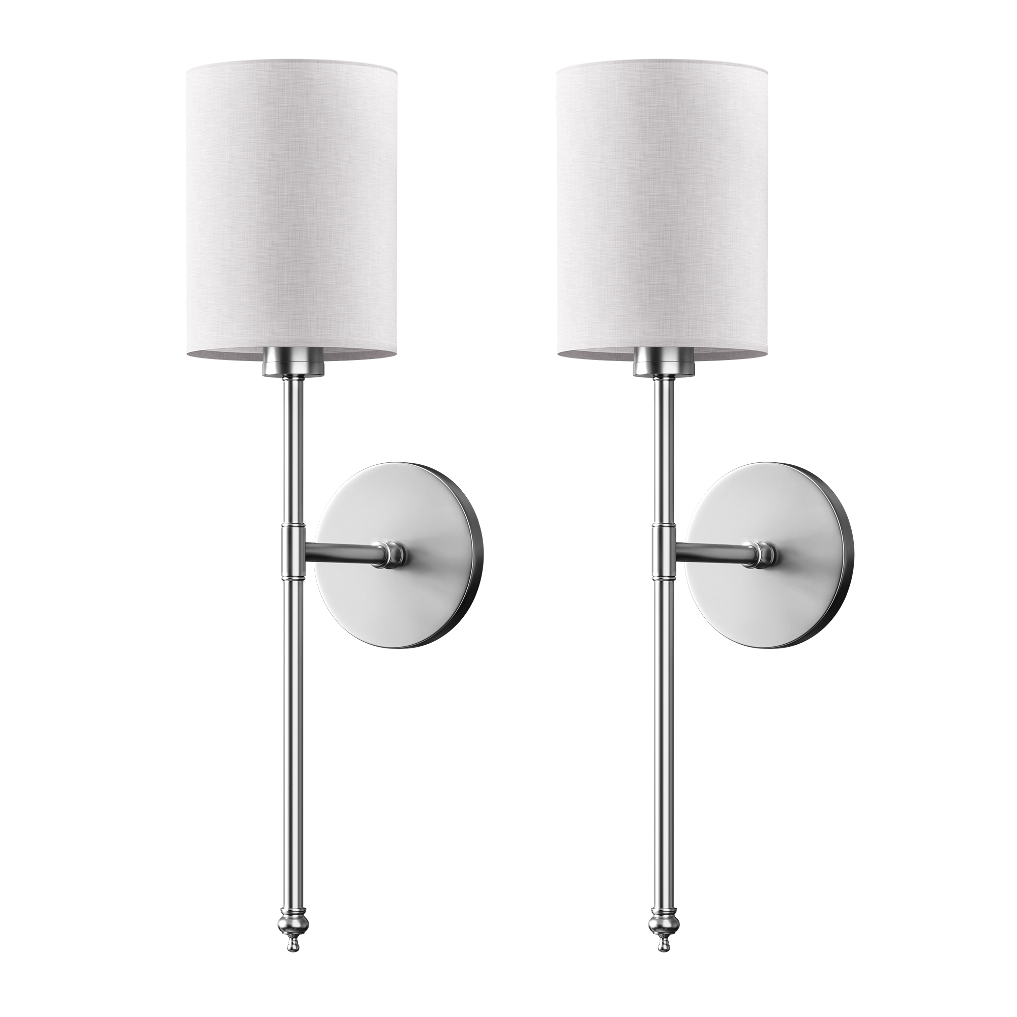 Rechargeable Cylindrical Wall Sconces | Set of 2 Wireless Wall Lights