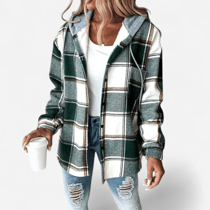 Eve - Elegant jacket suitable for all seasons with hood