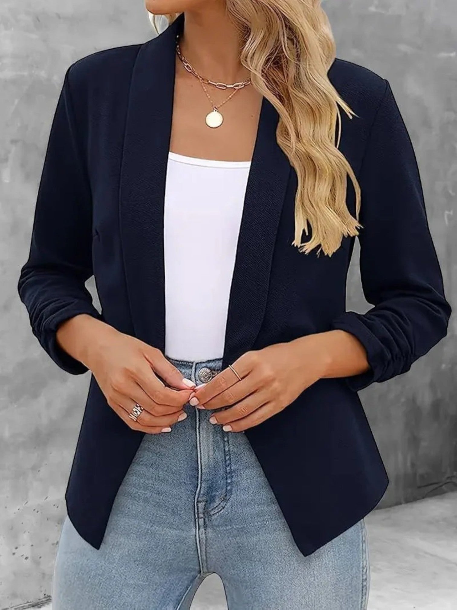 Stylish Women's Open Blazer