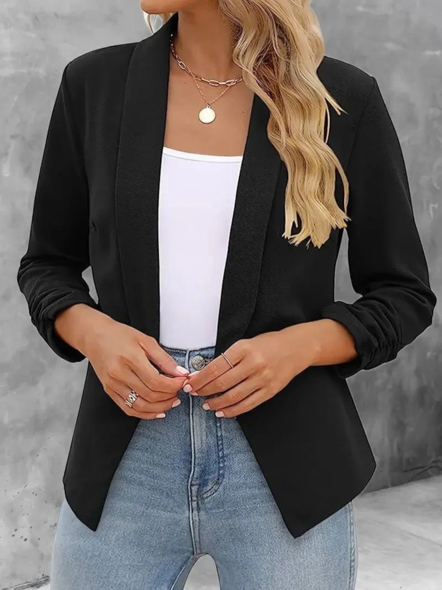 Stylish Women's Open Blazer