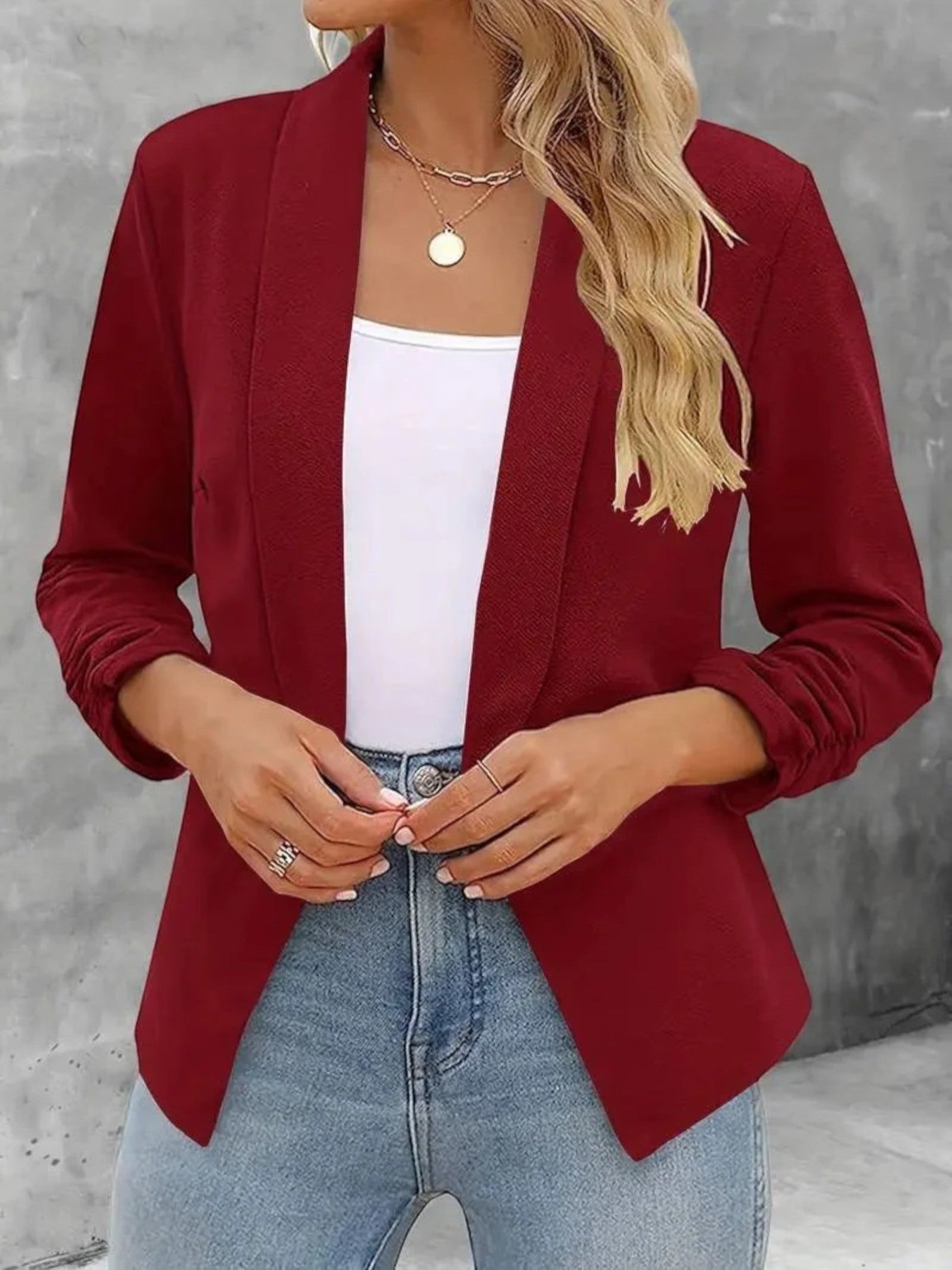 Stylish Women's Open Blazer