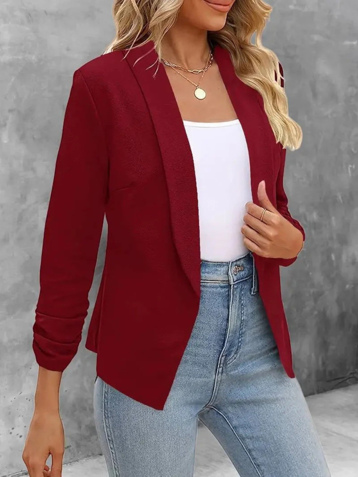 Stylish Women's Open Blazer