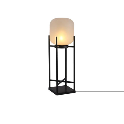 Solar floor lamp lantern for outdoors