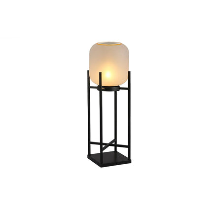 Solar floor lamp lantern for outdoors