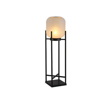 Solar floor lamp lantern for outdoors