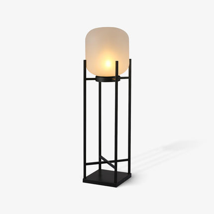 Solar floor lamp lantern for outdoors
