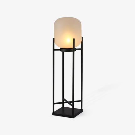 Solar floor lamp lantern for outdoors