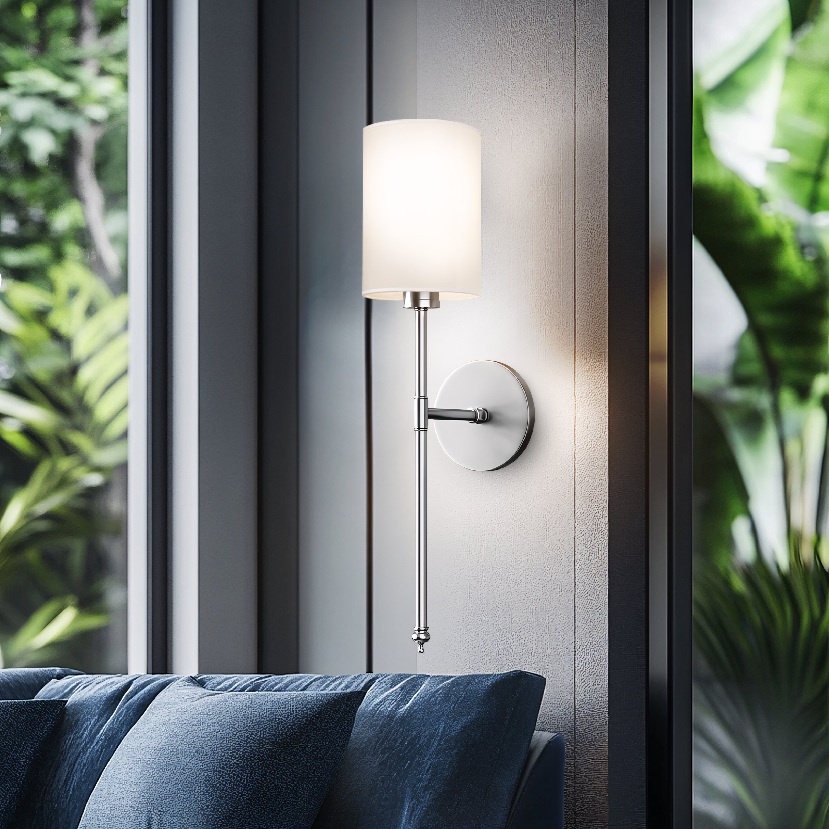 Rechargeable Cylindrical Wall Sconces | Set of 2 Wireless Wall Lights