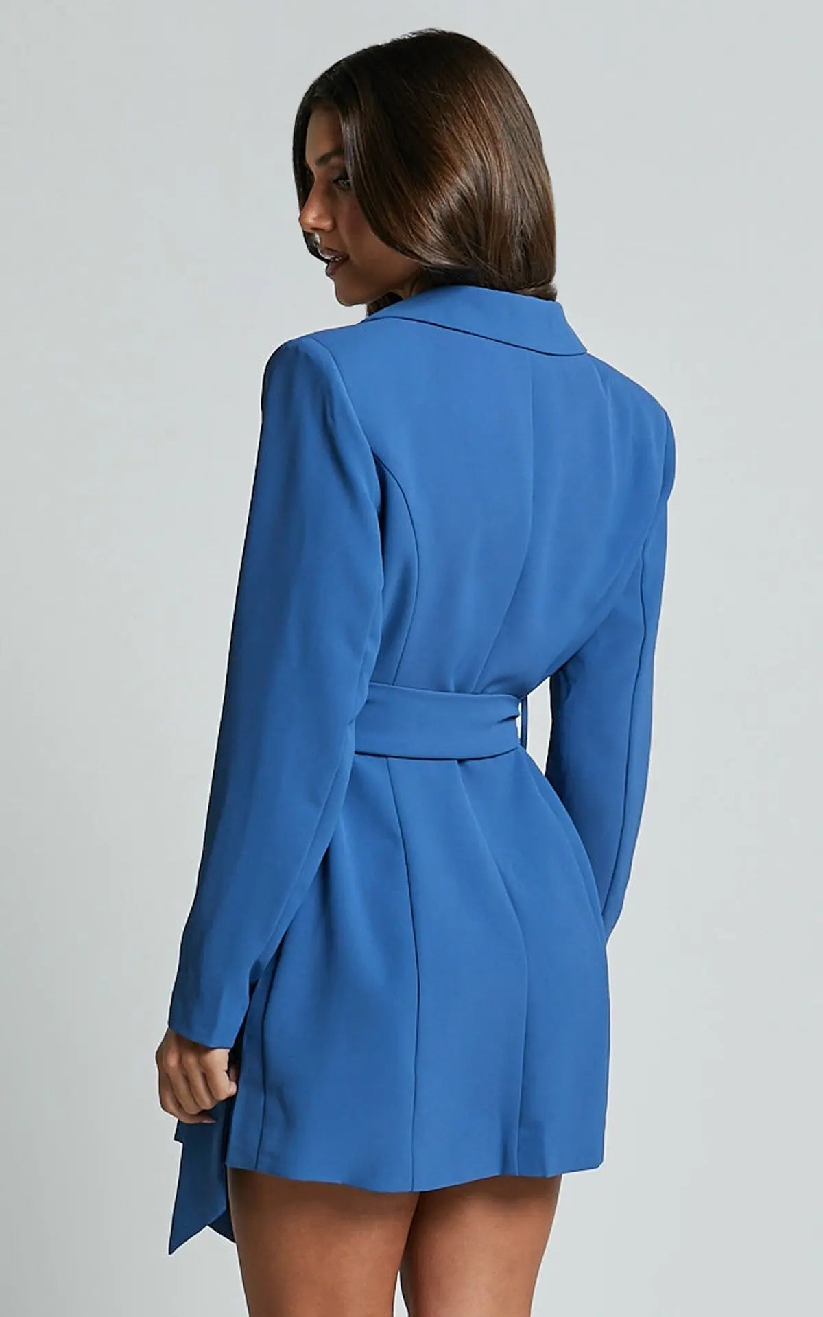 Blazer Dress with Belt for Women