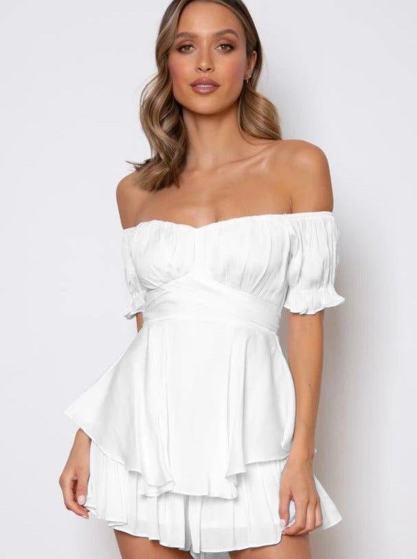 Summer Off-Shoulder Mini Dress