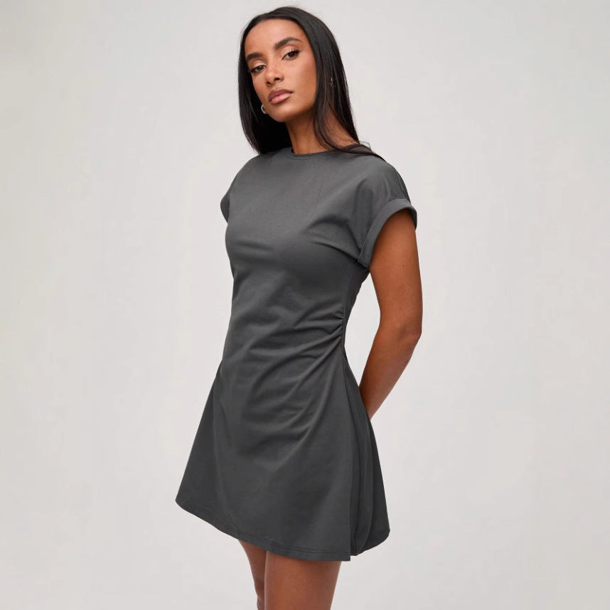 Casual Minimalist T-Shirt Dress for Women