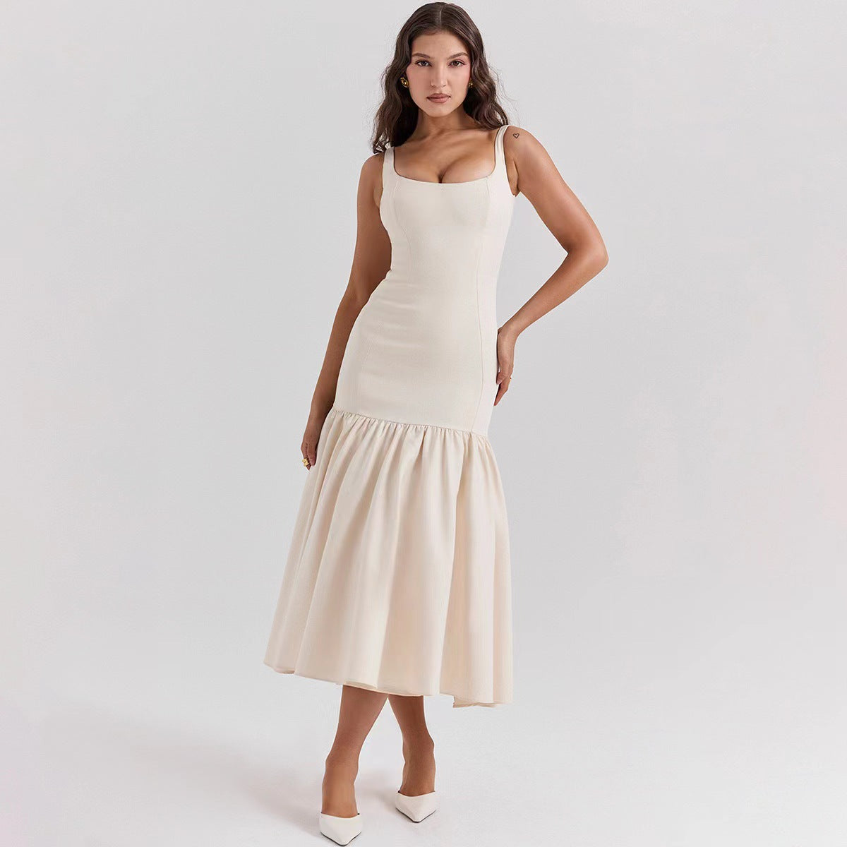 Elegant Ruffle Maxi Dress for Special Occasions