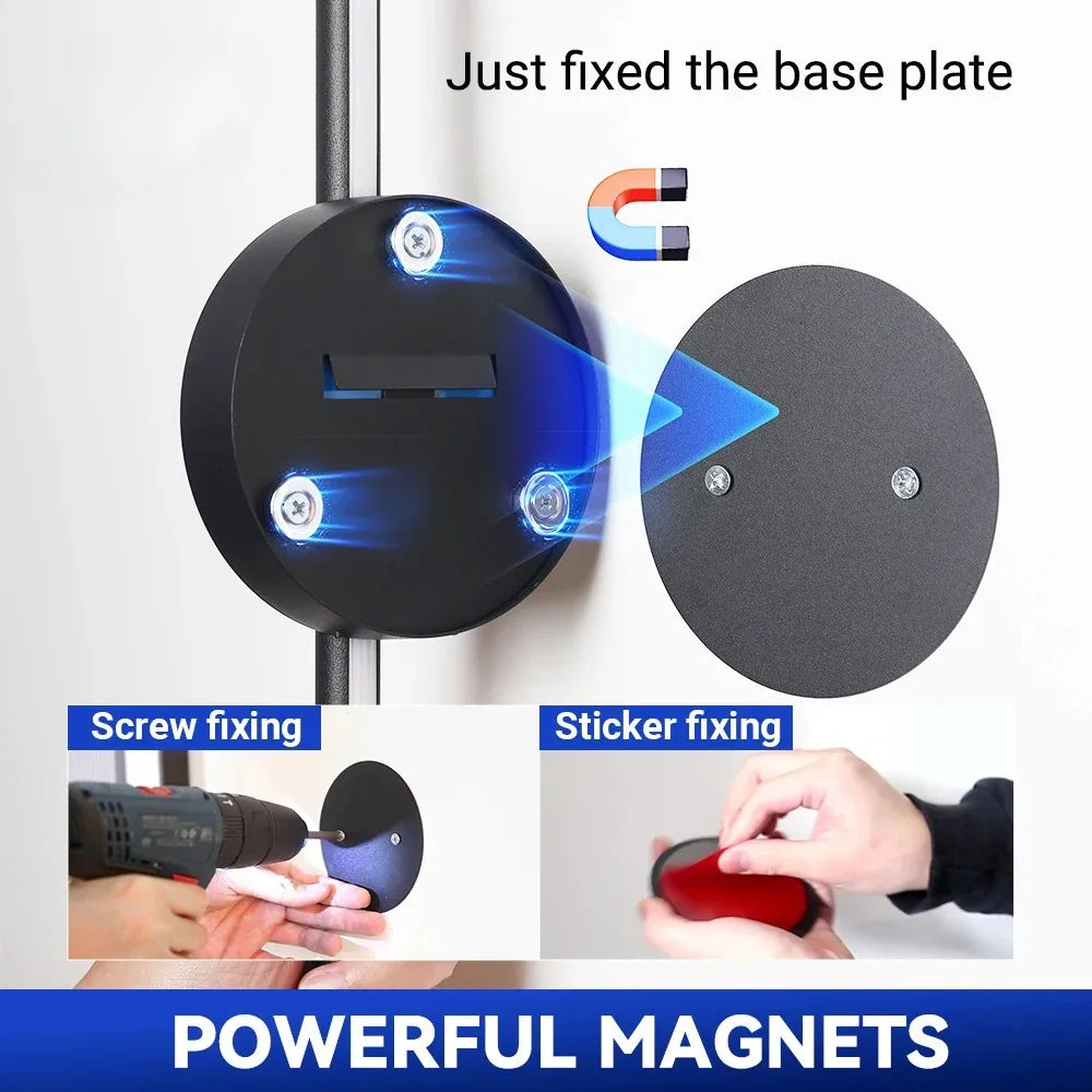 Rechargeable Magnetic Wall Lamp | Dimmable LED Light, No Wiring