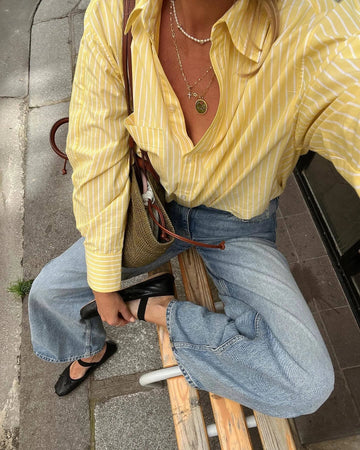 Striped Women's Blouse - Airy & Versatile