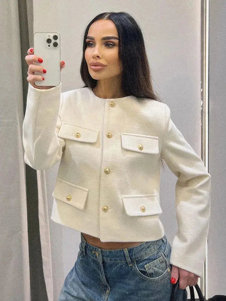 Classic Tweed Blazer