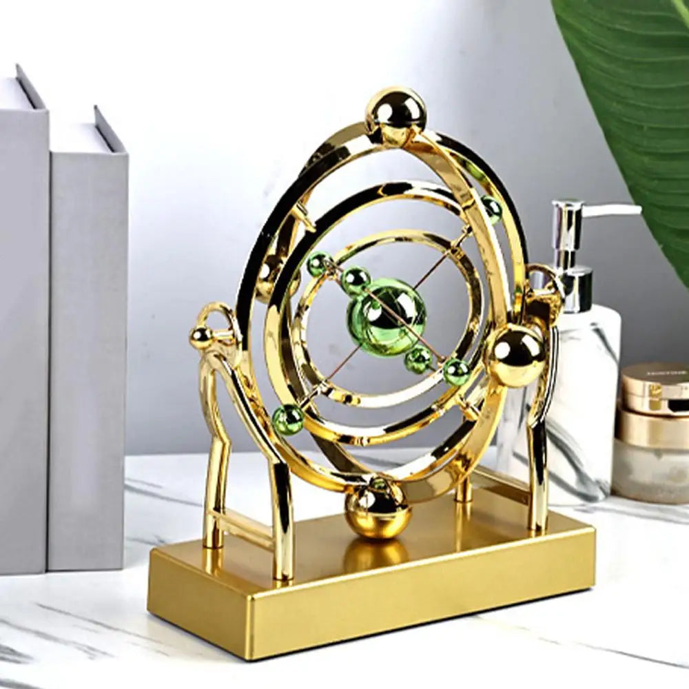 Celestial Orbit Pendulum | Kinetic Desk Sculpture