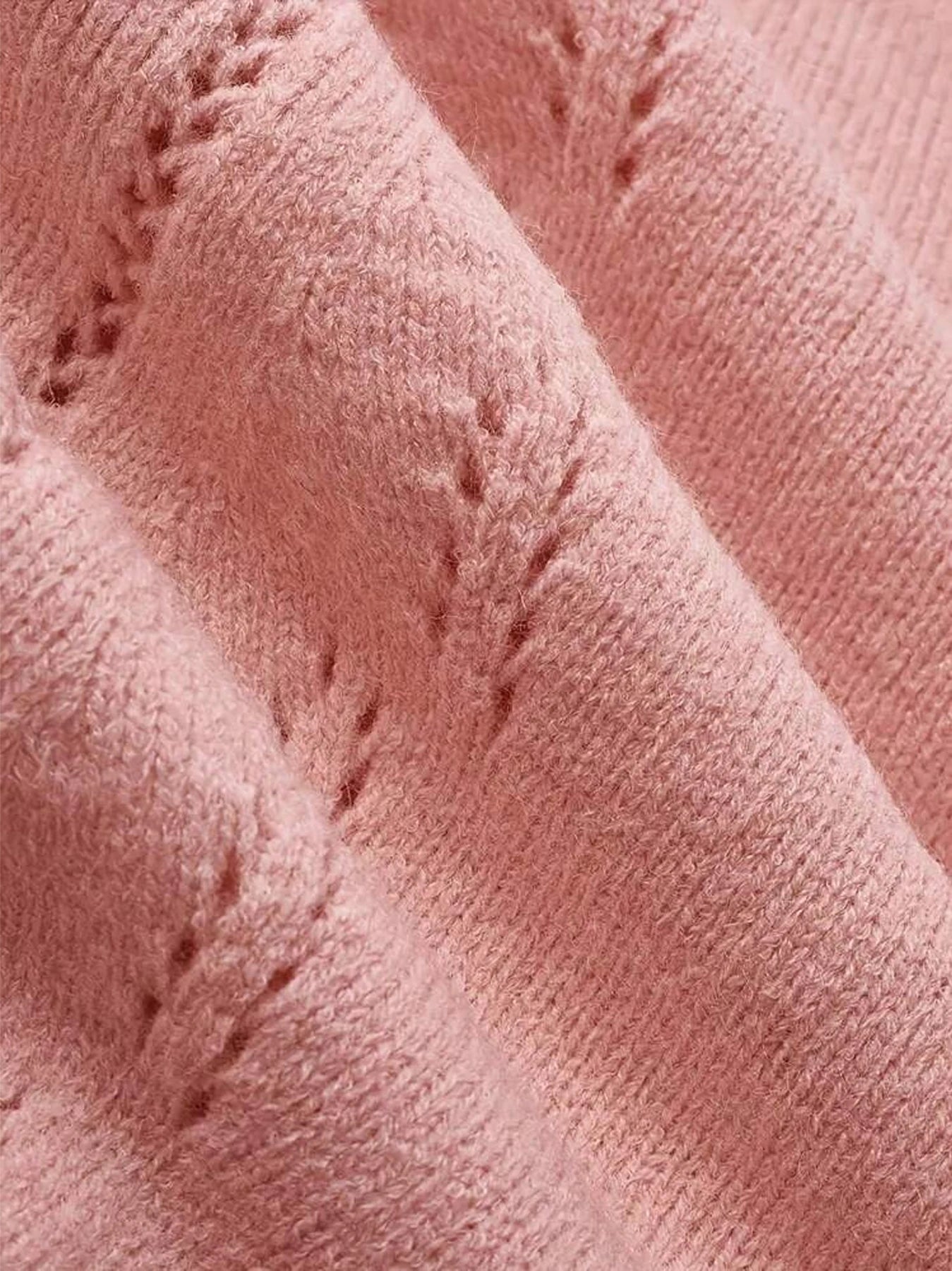 Women’s Lace Patchwork Cardigan – Knit Sweater