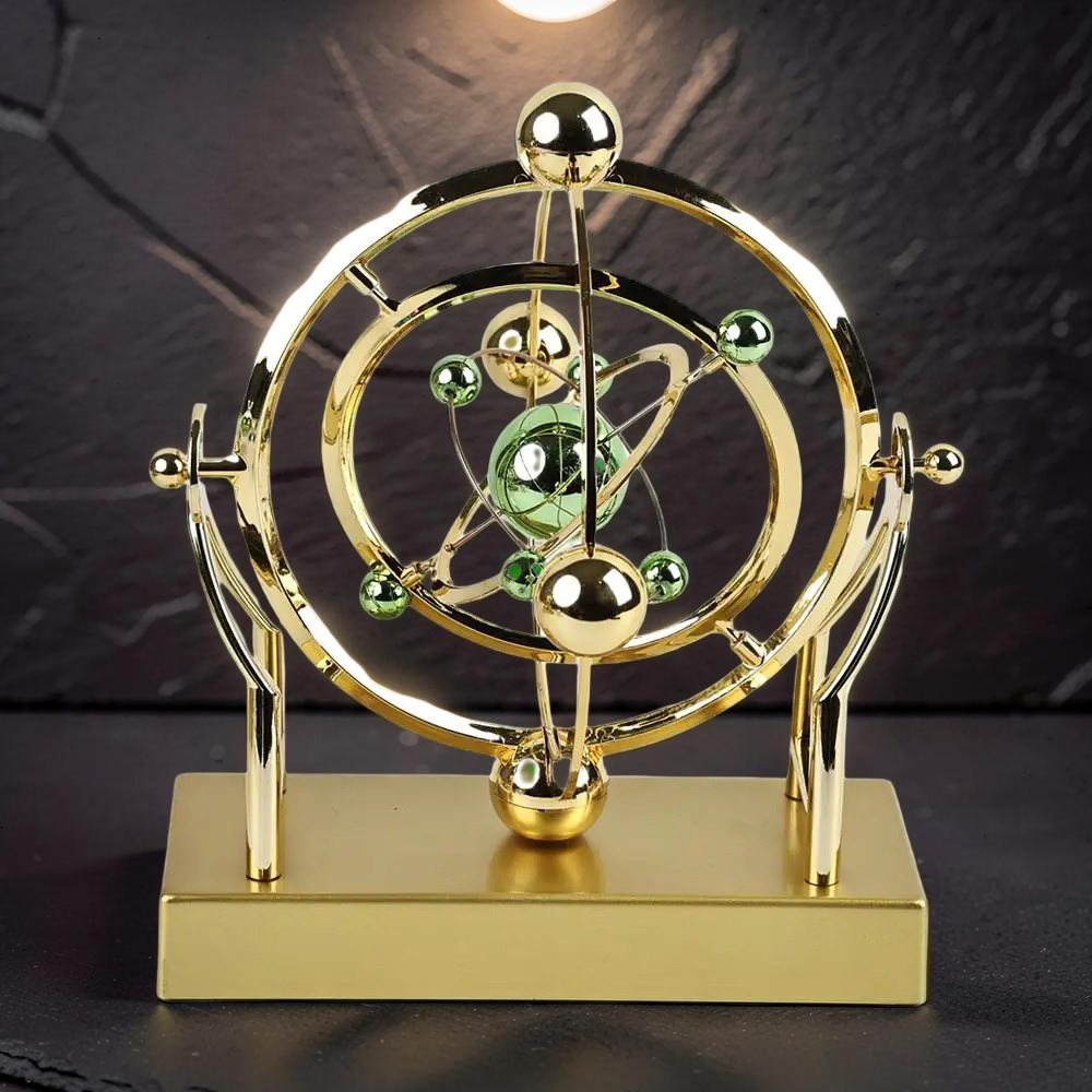 Celestial Orbit Pendulum | Kinetic Desk Sculpture
