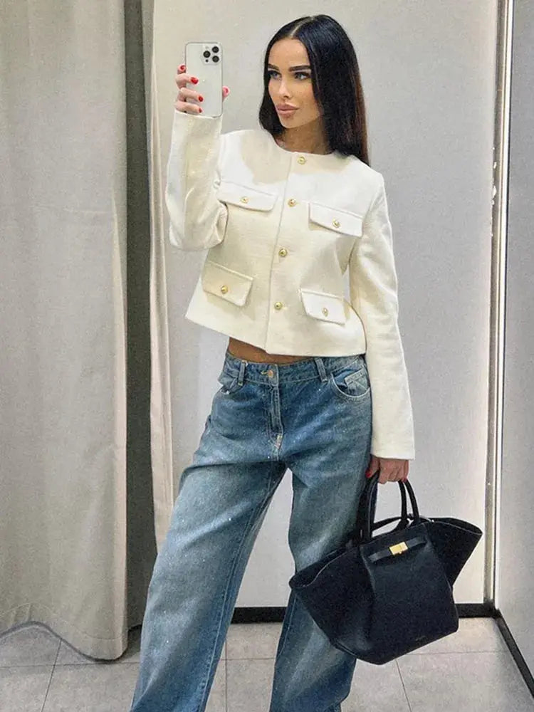 Classic Tweed Blazer