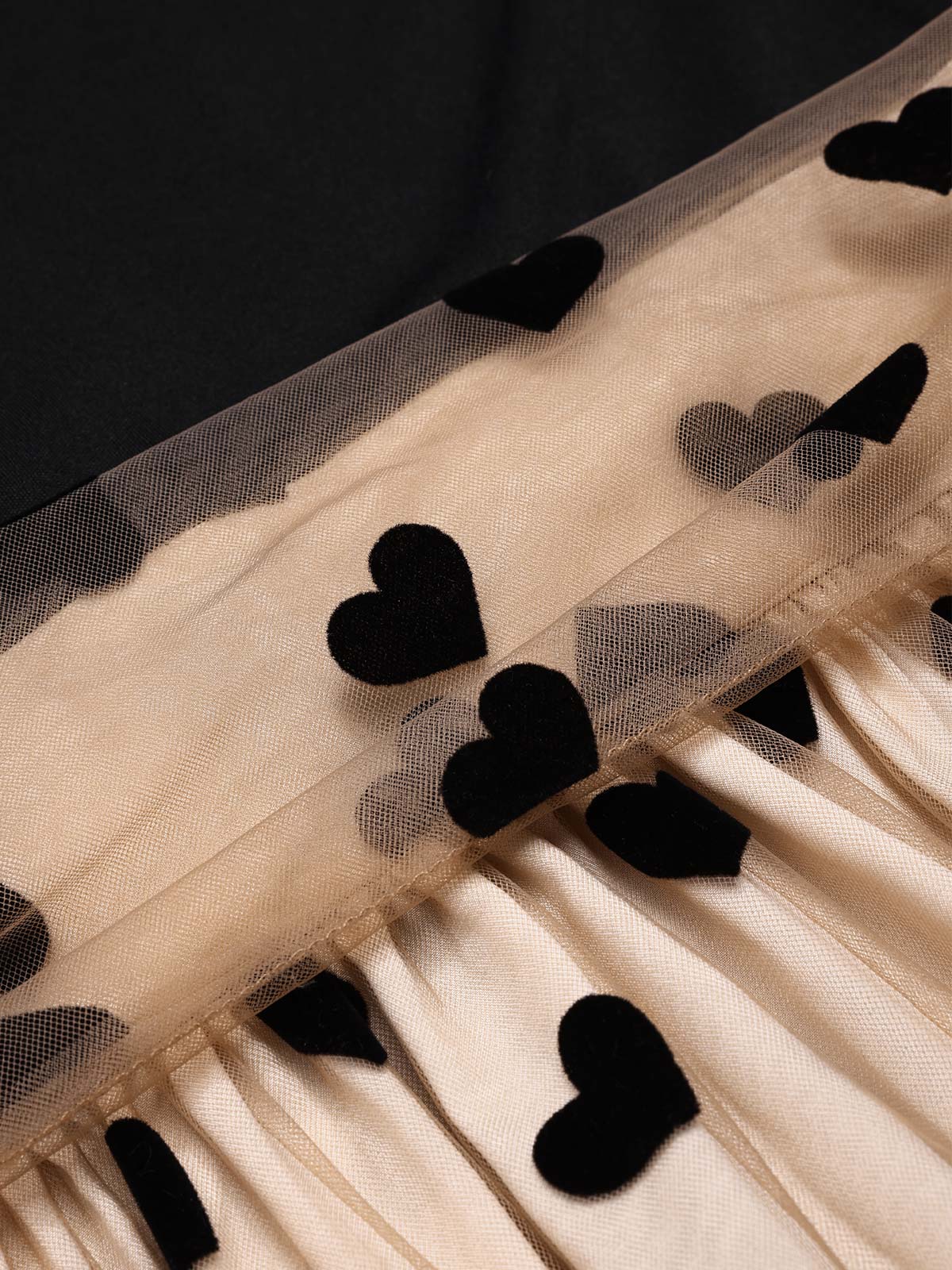 Black Polka Dot 1950s Flared Dress - Vintage Swing Dress